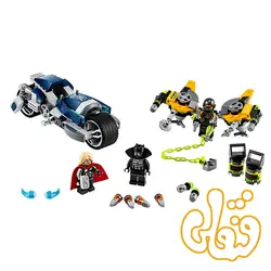 ساختنی لگو موتور بلک پنتر و تور 11505