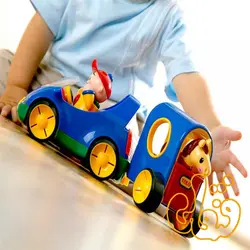 پسر ماشین سوار و یدک کش اسب Pony Club - boy 89910