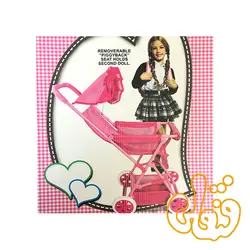 کالسکه عروسک فلزی طرح فروزن 0055