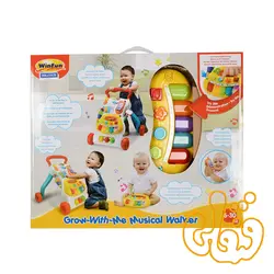 واکر موزیکال وین فان Grow-With-Me Musical Walker 804