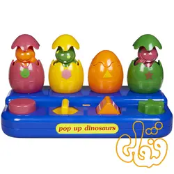 تخم دایناسورهای پرشی فکری تولو Pop-Up Dinosaurs 89200