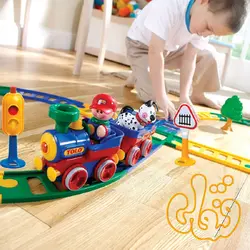 قطار 17 ریل با علایم راهنمایی Deluxe Train Set 89761