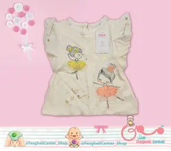 تیشرت دخترانه طرح باله MAX