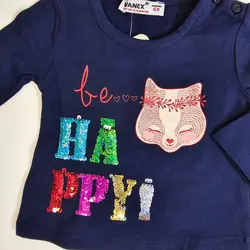 تیشرت آستین بلند be happy