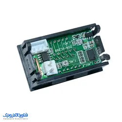 ولتمتر و آمپرمتر روپنلی دو رنگ ۱۰۰V-10A (RED-BLUE)