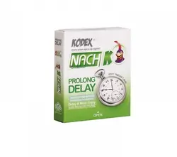 کاندوم کدکس تاخیری طولانی Prolong Delay بسته 3 عددی
