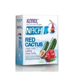 کاندوم کدکس کاکتوس قرمز 3عددی (LARGO) RED CACTUS