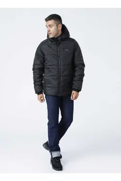 کاپشن پیراهن یقه مردانه مشکی برند HUMMEL کد 1666577706