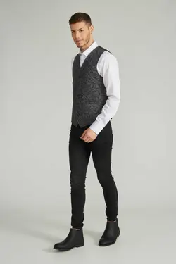 جلیقه اسلیم فیت یقه هفت برند HOBİ CLUB کد 1666862407