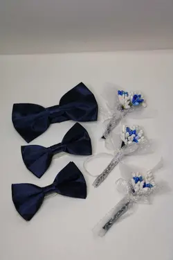 ست پاپیون جعبه‎دار سرمه ای برند GÜÇLÜ KADINLAR ATOLYESİ کد 1667087411