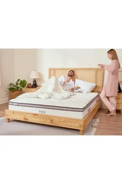 تخت خواب بهاره بسته فناوری ارتوپدیک فوق العاده بافتنی پارجه ای دوستدار آنتی استاتیک برند NOA YATAK کد 1667208663
