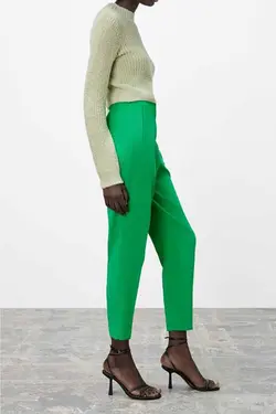 دور کمر بلند سبز شلوار برند Madmext کد 1667408092