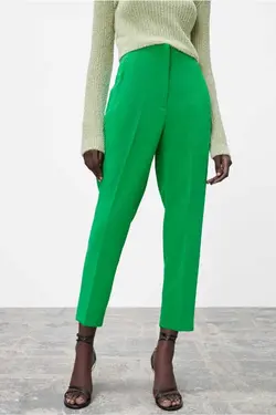 دور کمر بلند سبز شلوار برند Madmext کد 1667408092