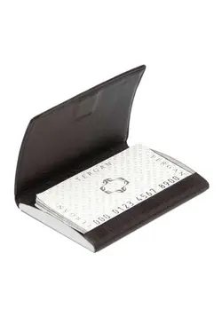 جا کارتی قهوه چرم اصل برند Tergan کد 1667356503