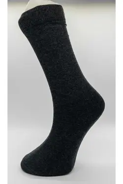 جوراب پنبه ای تک رنگ 12ست ساده مردانه برند CİHO کد 1667581258