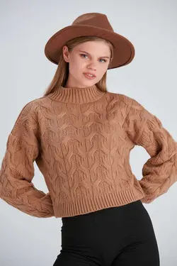 پلیور بافتنی یقه نقش برجسته برند Butik کد 1667656080