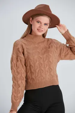 پلیور بافتنی یقه نقش برجسته برند Butik کد 1667656080