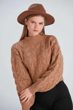 پلیور بافتنی یقه نقش برجسته برند Butik کد 1667656080