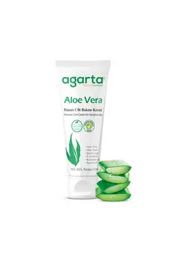 کرم پوست نرم‌کننده آلوئه ورا طبیعی 75میلی لیتر برند Agarta کد 1667758505