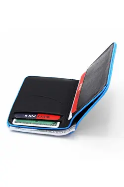 کیف پول کوچک جا کارتی چرم اصل برند Westpolo کد 1667815804