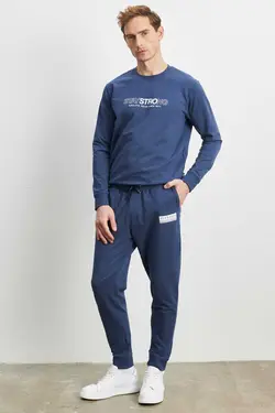 شلوار راحتی جیب دار برش ملانژ استاندارد مردانه برند Altınyıldız Classics کد 1667795463