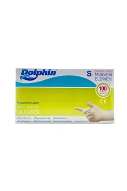 دستکش تکی 5بسته 100 عدد کوچک سفید برند Dolphin کد 1667782867
