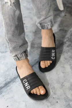 دمپایی حمام استخر ساحلی کف روزانه آبی لیز نمیخورد مشکی برند Modafırsat کد 1667885052