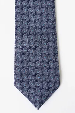 کراوات طرح‎دار سرمه ای مردانه برند Altınyıldız Classics کد 1667871612
