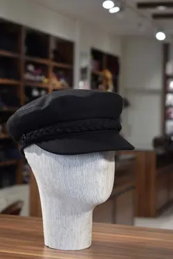 کلاه زمستانی پشمی کاپیتان مشکی برند Göksu Şapka کد 1667949905