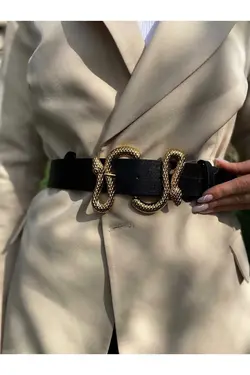 کمربند سگکدار پوست ماری زنانه برند Fiori کد 1667946606