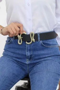 کمربند سگکدار پوست ماری زنانه برند Fiori کد 1667946606