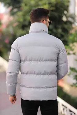 کاپشن پفدار دوطرف زیپ‎دار یقه دار ایستاده مردانه برند Boymen کد 1668098708