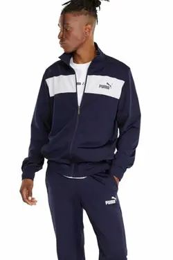 ست لباس راحتی پلی استر سرمه ای مردانه برند Puma کد 1668059407