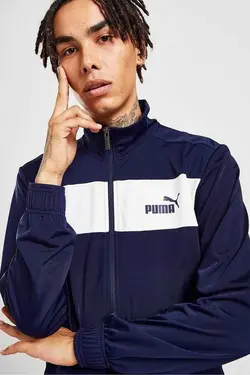 ست لباس راحتی پلی استر سرمه ای مردانه برند Puma کد 1668059407