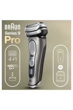 ظرف مسافرتی شارژی دستگاه خیس اصلاح خشک 9حرفه ای برند Braun کد 1668054007