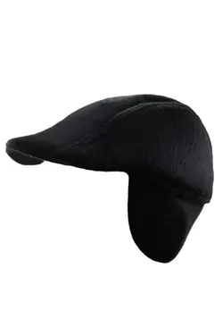 کلاه زمستانی گوشدار پلار مشکی مردانه برند Premium ONLY کد 1668181812