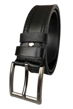 کمربند اسپرت چاپ ست جین طرح‎دار دوخته شده 100100% اصل کمربند، مشکی حق بیمه، چرم 4.5cm برند GoDeri کد 1668285616