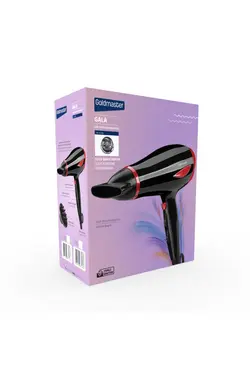 دستگاه خشک کن سر/مو 22000 قرمز دیفیوزر برند GoldMaster کد 1668270131