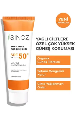 کرم ضد آفتاب محافظ صورت هایلایتر بلند 50میلی لیتر ویژه چرب pa / برند Sinoz کد 1668430929