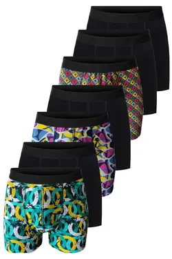 لباس زیر بسته ساده لایکرا پنبه ای طرح‎دار مردانه برند DeeAn کد 1668552303