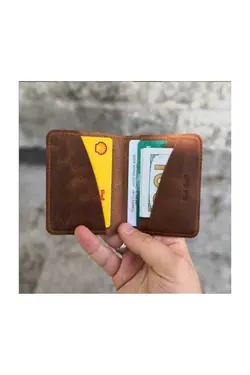 نرم کادو 10751شتری / جا کارتی چرم واقعی برند Rich Smith کد 1668528972