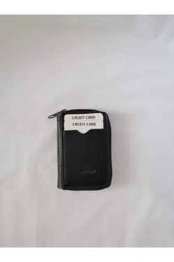 کیف پول کوچک جا کارتی مشکی مردانه برند UçarıTrendler کد 1668528426