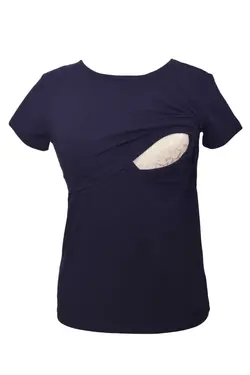 تیشرت شیردهی پنبه ای رنگ برند Luvmabelly کد 1668504066