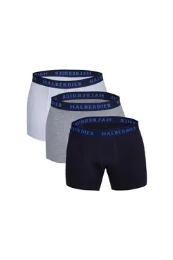 بسته لباس زیر لایکرا پنبه ای 3رنگ ۰ مردانه برند Halberdier کد 1668553508