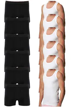 لباس زیر بسته ست 6عدد 6ورزشی کثیف مردانه برند HARMAN TEKSTİL کد 1668553506