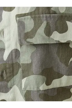 پیراهن طرح‎دار ارتشی برند Koton کد 1646376691