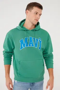 سوییشرت مردانه چاپی سبز برند Mavi کد 1645949642