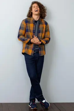 پیراهن مردانه سرمه ای برند US Polo Assn کد 1645696614