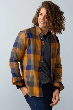 پیراهن مردانه سرمه ای برند US Polo Assn کد 1645696614