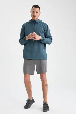 سوییشرت نوشته کلاهدار اسلیم فیت چاپی برند Defacto کد 1645547398